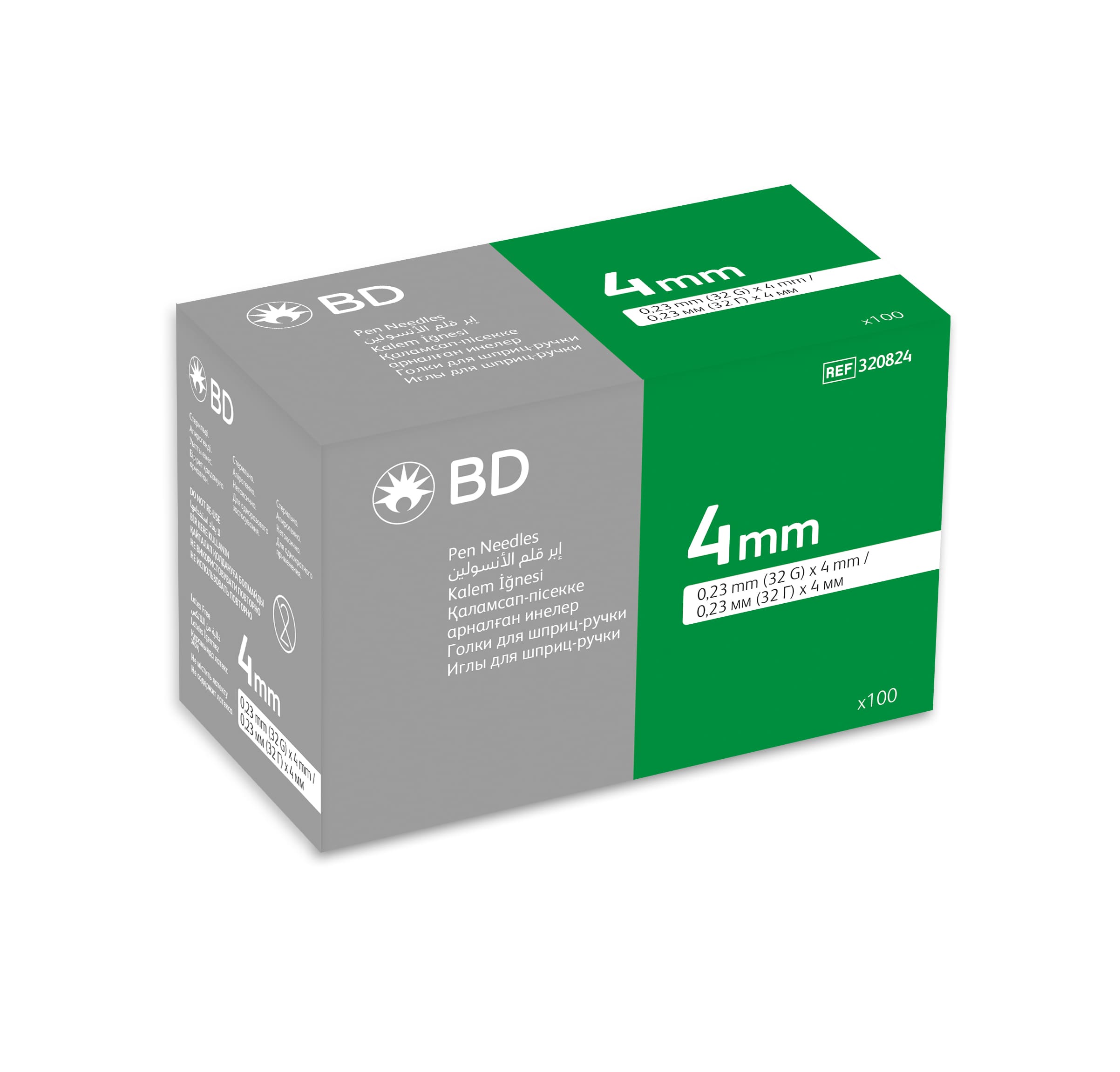 BD Tm Kalem iğnesi 32G x 4 mm