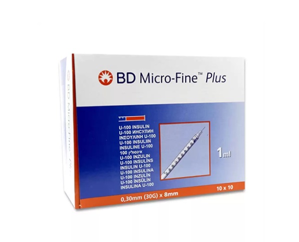 BD Micro-Fine Plus U-100 insülin Enjektörü 1 ml