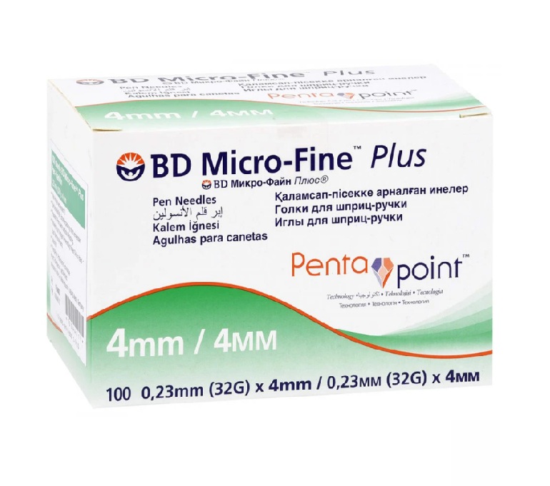 BD Micro-Fine Plus  Kalem İğnesi 4 mm x 32G Pentapoint